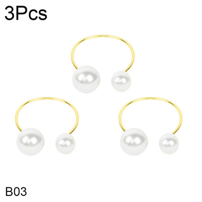 1/3/5 buc inele de șervețel cu frunze de aur, elegante, perle pentru șervețele, catarame pentru nuntă, petrecere de aniversare, masă de banchet, decor DIY de Crăciun
