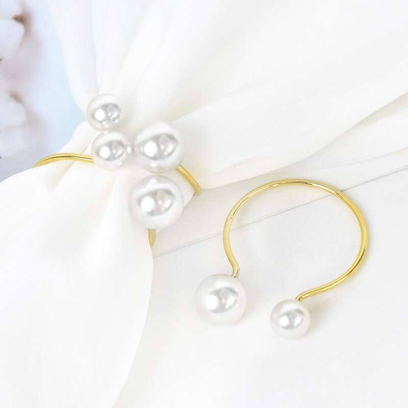 1/3/5 buc inele de șervețel cu frunze de aur, elegante, perle pentru șervețele, catarame pentru nuntă, petrecere de aniversare, masă de banchet, decor DIY de Crăciun