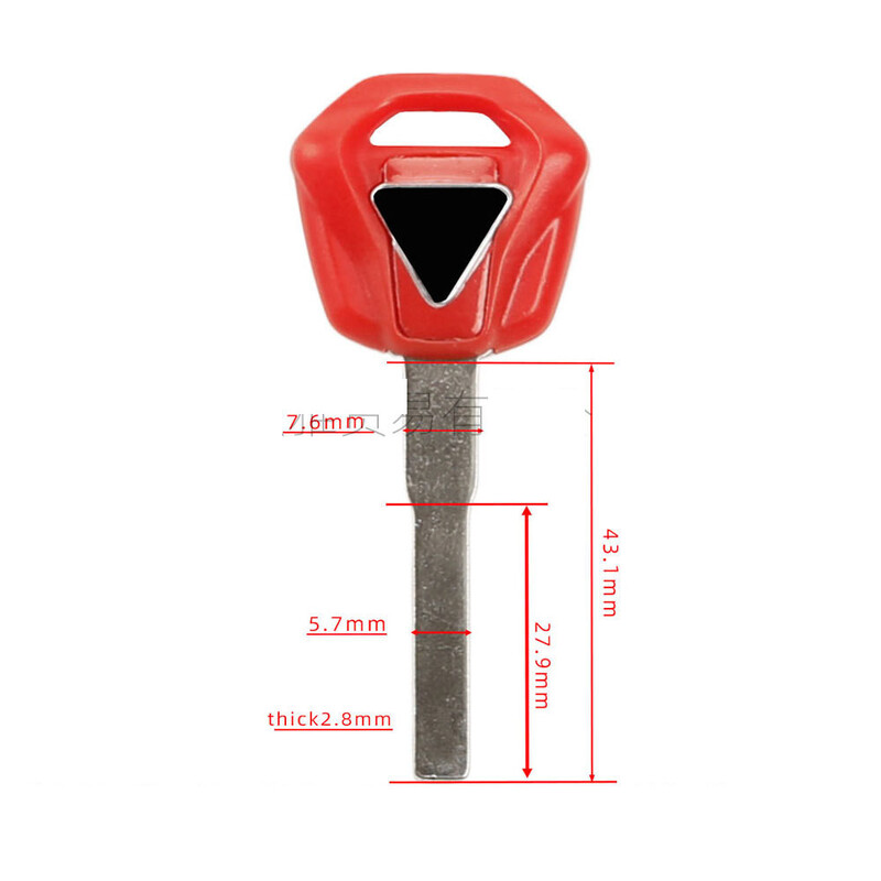Sobib Briti Triumphi mootorratastele TRIUMPH675/T100/T900 võtme embrüo mahutab kiipi