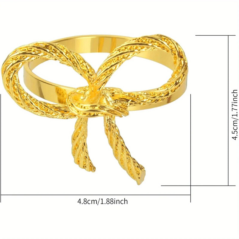 12 gab salvešu gredzeni sakausējuma dobi ziedu salvešu turētājs pusdienu galds Ziemassvētku rotājumi kāzu dekorācijas