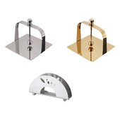 Držač za salvete od nehrđajućeg čelika Organizator za stol Dozator za glatke maramice Stalak za salvete za kafiće Klubove Bankete Kućanstvo