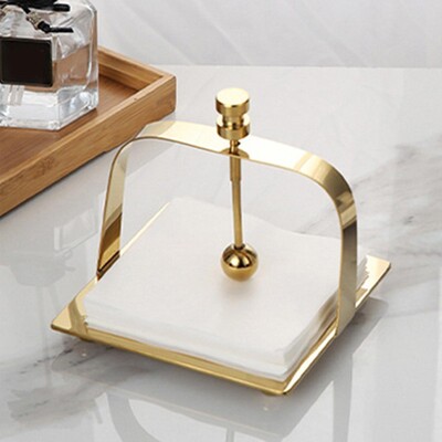 Držač za salvete od nehrđajućeg čelika Organizator za stol Dozator za glatke maramice Stalak za salvete za kafiće Klubove Bankete Kućanstvo