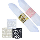 20 ks dutých papierových krúžkov na obrúsky, držiaky na obrúsky, narodeniny, svadby, oslavy, večere, dekorácie na stôl, obrúsky s prackou, čierna, zlato, strieborná farba