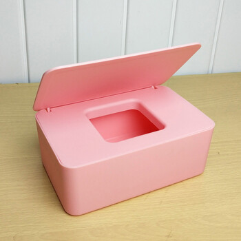 New Plastic Tissue Box Wet Tissue Holder Cover Wipes Paper Tissue Paper Box Storage Paper Towel Dispenser Home Napkin Organizer