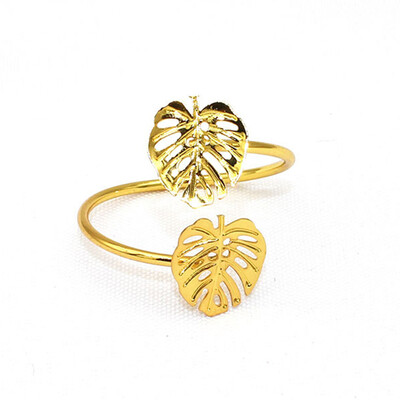 1kom Zlatni prsten za ubruse Jesenje lišće Držač za ubruse Kopča Vjenčanje Rođendan Hotelski krug od ručnika Dekoracija stola za večeru