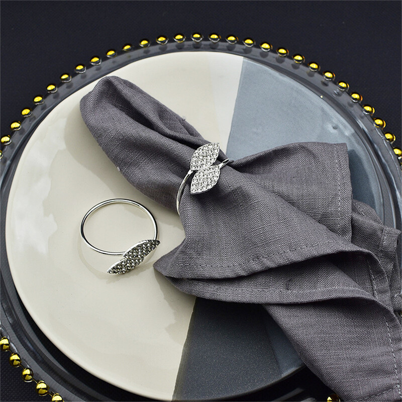 1kom Zlatni prsten za ubruse Jesenje lišće Držač za ubruse Kopča Vjenčanje Rođendan Hotelski krug od ručnika Dekoracija stola za večeru