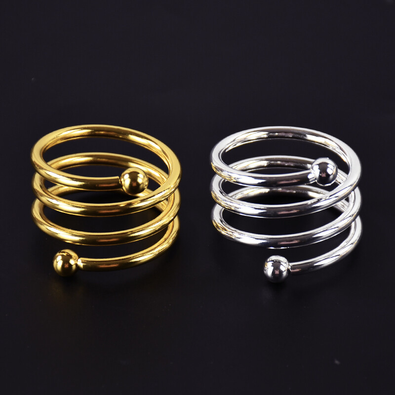 Metalni prsten za salvete Zlatno srebrne kopče za stolice Rođendanska zabava Dekoracija stola Pokloni za vjenčanje Božićni stol Držači za salvete