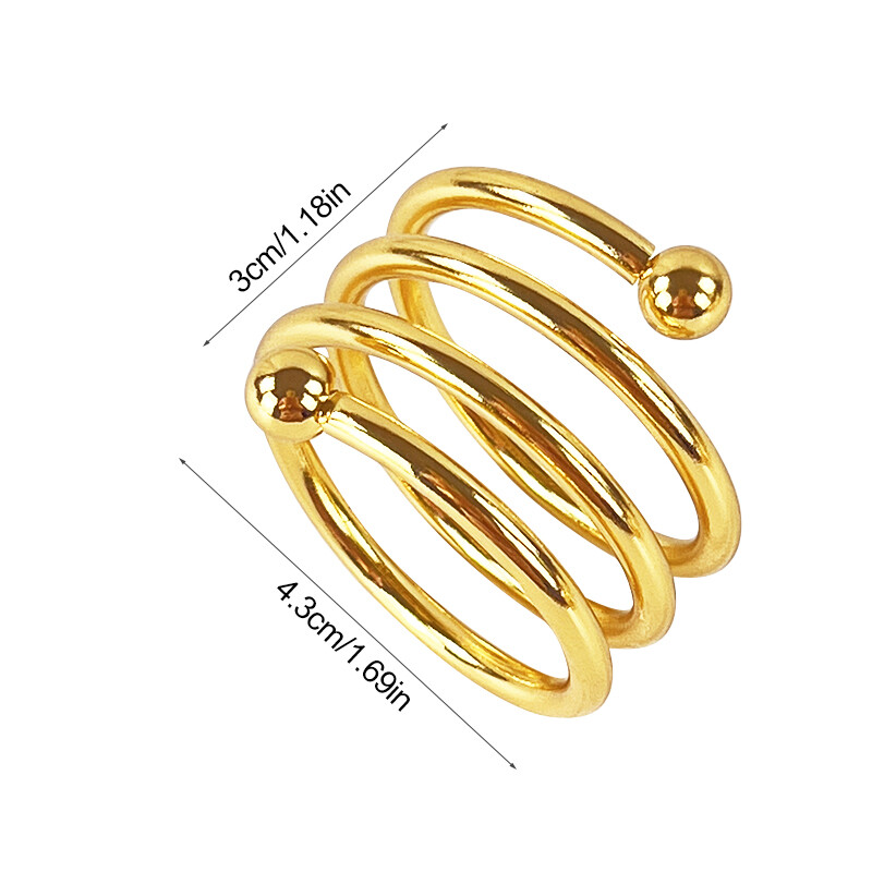 Metalni prsten za salvete Zlatno srebrne kopče za stolice Rođendanska zabava Dekoracija stola Pokloni za vjenčanje Božićni stol Držači za salvete