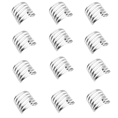 12 kom stražnji uzorak Vjenčani prstenovi za salvete Dekoracija za stol Izdubljena obiteljska okupljanja Svakodnevna upotreba Držač kopča za salvete