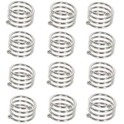 12 kom stražnji uzorak Vjenčani prstenovi za salvete Dekoracija za stol Izdubljena obiteljska okupljanja Svakodnevna upotreba Držač kopča za salvete