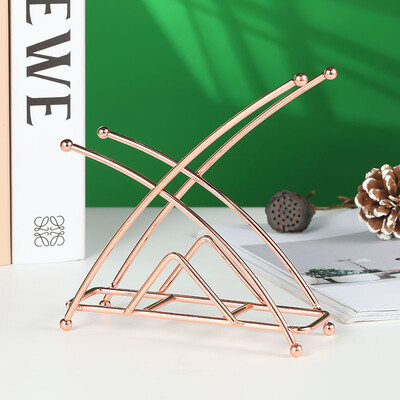 Държач за салфетки за маса Модерни метални черни държачи за салфетки за кухненски трапезни маси Плотове Хартиени държачи за коктейлни салфетки