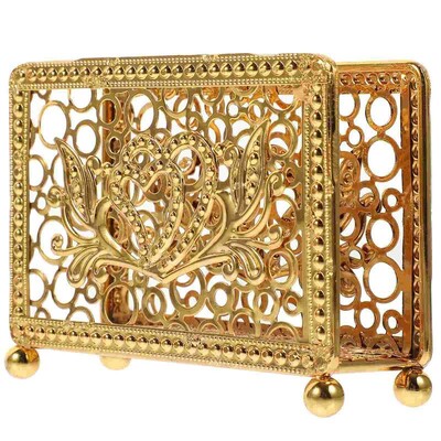 Držač za salvete Stalak Kupaonski metalni dozator maramica Vertikalni stolni organizator za pohranjivanje salveta za goste Papirnate radne površine Wet