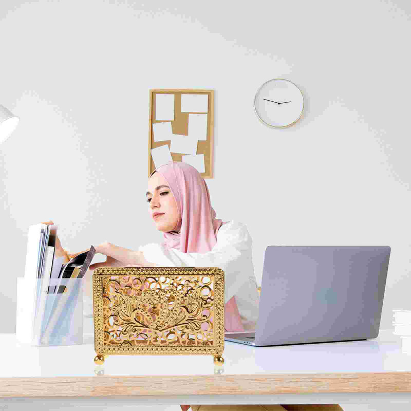 Držač za salvete Stalak Kupaonski metalni dozator maramica Vertikalni stolni organizator za pohranjivanje salveta za goste Papirnate radne površine Wet