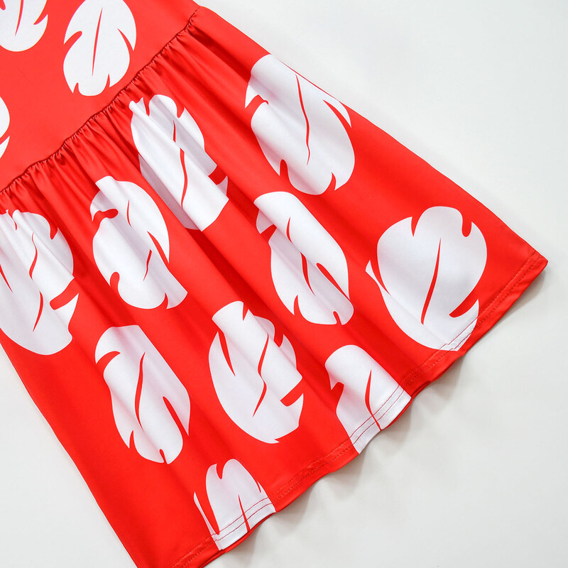 Nova dječja haljina Lilo and Stitch haljina za djevojčice letećih rukava suknja A kroja 81880