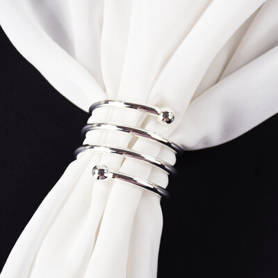 Izuzetan zlatni prsten za salvete Metalni prsteni za salvete za vjenčanje Rođendan Božićna večera Hotelski stol Dekoracija Držač za salvete