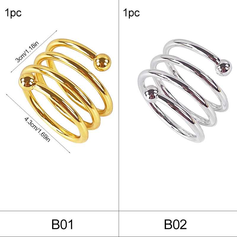 Izuzetan zlatni prsten za salvete Metalni prsteni za salvete za vjenčanje Rođendan Božićna večera Hotelski stol Dekoracija Držač za salvete