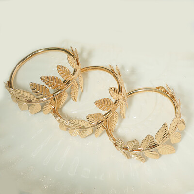 3/5 пръстени за салфетки в цвят златна пшеница, поставка за салфетки във формата на листа за декорация на сватбена маса за Деня на благодарността