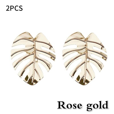 2Pcs Set prstenova za salvete Lišće Držači prstenova za salvete Ukrasna kopča za salvete Dekoracija stola za svatove