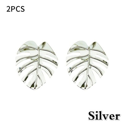 2Pcs Set prstenova za salvete Lišće Držači prstenova za salvete Ukrasna kopča za salvete Dekoracija stola za svatove