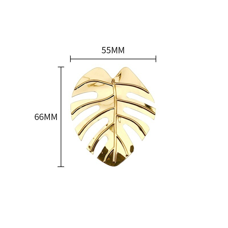 2Pcs Set prstenova za salvete Lišće Držači prstenova za salvete Ukrasna kopča za salvete Dekoracija stola za svatove