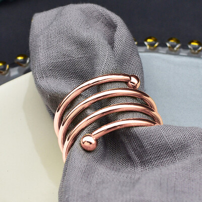 1kom metalni prsten za salvete od legure za vjenčanje Dekoracija stola Biserni držač za salvete Kopča Prsteni za vjenčane ručnike Dekorativni obiteljski stol za večeru