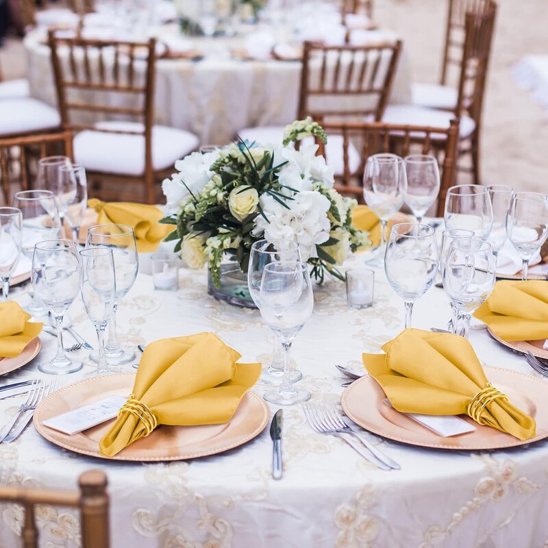 Set zlatnih prstenova za salvete od 12, set prstenova za salvete, metalni držači za salvete, kopča za platnene salvete za uređenje stola, vjenčanje