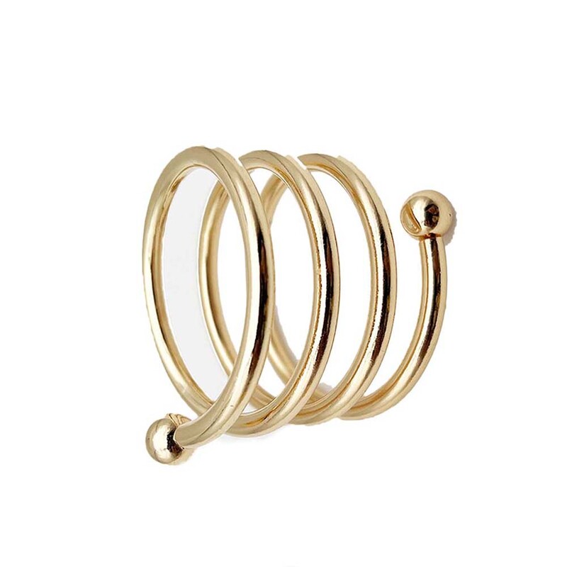 2/4/6Pcs Metalni prsten za salvete Western Restaurant Kopča za stolni ručnik Hotel Vjenčanje Proljetni prsten za salvete Dekoracija vjenčanog stola