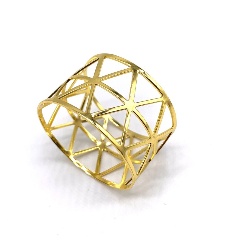 6gab salvešu gredzeni metāla kāzu dekorācijas kārta Individuāls dekoratīvs zelta galda dvieļu turētājs vakariņu aksesuāri statīvs Ser