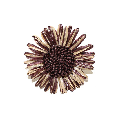 6Pcs Rukotvorine Prstenovi za salvete s cvijetom ruže Suncokretovi prstenovi za držače salveta za svadbeni banket Božićni rođendanski ukrasi za stolove