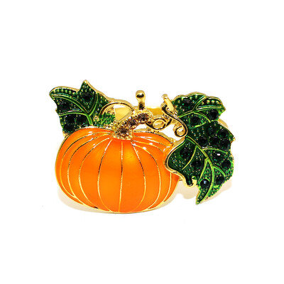 1 бр. Пръстени за салфетки за Деня на благодарността, есенни листа, метални тиквени държачи за салфетки за Турция за есен Хелоуин Декорация на маса за вечеря