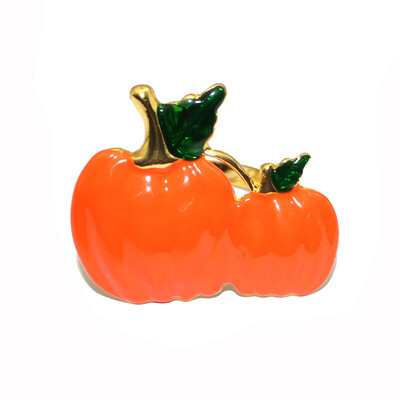 1 бр. Пръстени за салфетки за Деня на благодарността, есенни листа, метални тиквени държачи за салфетки за Турция за есен Хелоуин Декорация на маса за вечеря