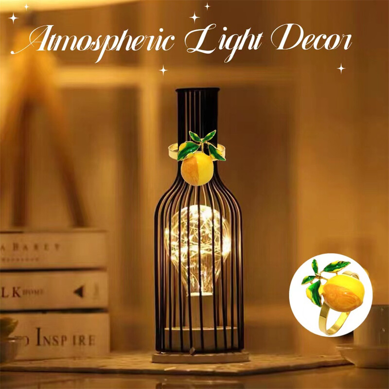 8Pcs Емайлирани пръстени за салфетки с жълт лимон Плодови държач за салфетки за Baby Shower Сватба Рожден ден Декорация на маса за хранене HWE54