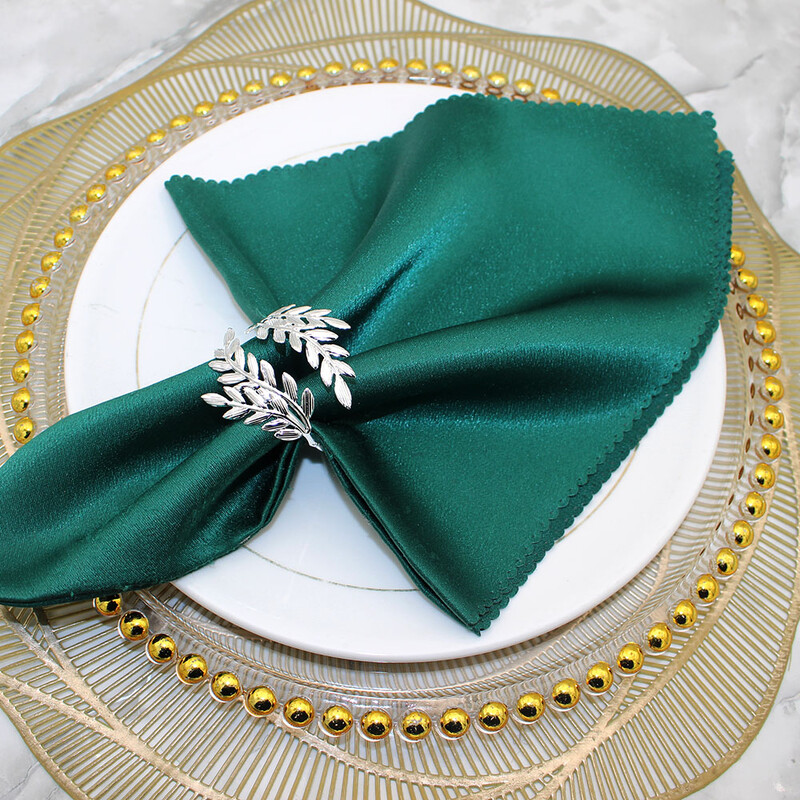 12 kom. Metalni prsten za ubruse od pšeničnog klasja Srebrni držač prstenova za ubruse za božićno vjenčanje Dekoracija uskršnjeg stola HB74