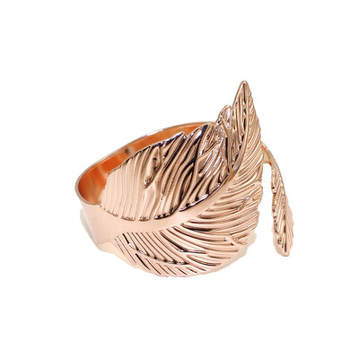 Mat zlatni prsten za salvete, držač za salvete od jesenskog lišća za Dan zahvalnosti, Uskrs, Božić, svadbena zabava, dekor za večernji stol ERL36