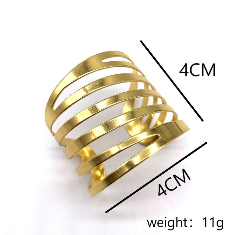 1/6 kom prsten za salvete Vrhunska svjetla luksuzna kopča za salvete za hotelski stol, željezni leptir/šuplje prsten za salvete, šuplji leptir prsten za salvete