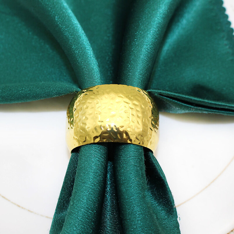 6kom Okrugli srebrni prsten za salvete Metalni držač za salvete Božićne kopče za salvete za platnene salvete Svadbena zabava Ramazanska dekoracija stola