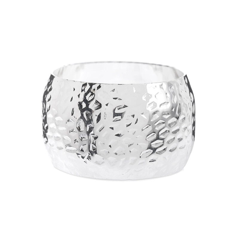 6kom Okrugli srebrni prsten za salvete Metalni držač za salvete Božićne kopče za salvete za platnene salvete Svadbena zabava Ramazanska dekoracija stola