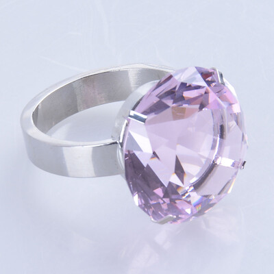 40 мм цветен кристален диамант стъклен пръстен за салфетки трапезария кърпа за хранене метален държач за салфетки парти сватбена маса домашен декор