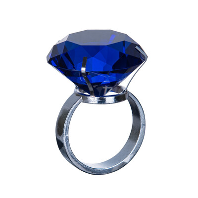 40 мм цветен кристален диамант стъклен пръстен за салфетки трапезария кърпа за хранене метален държач за салфетки парти сватбена маса домашен декор