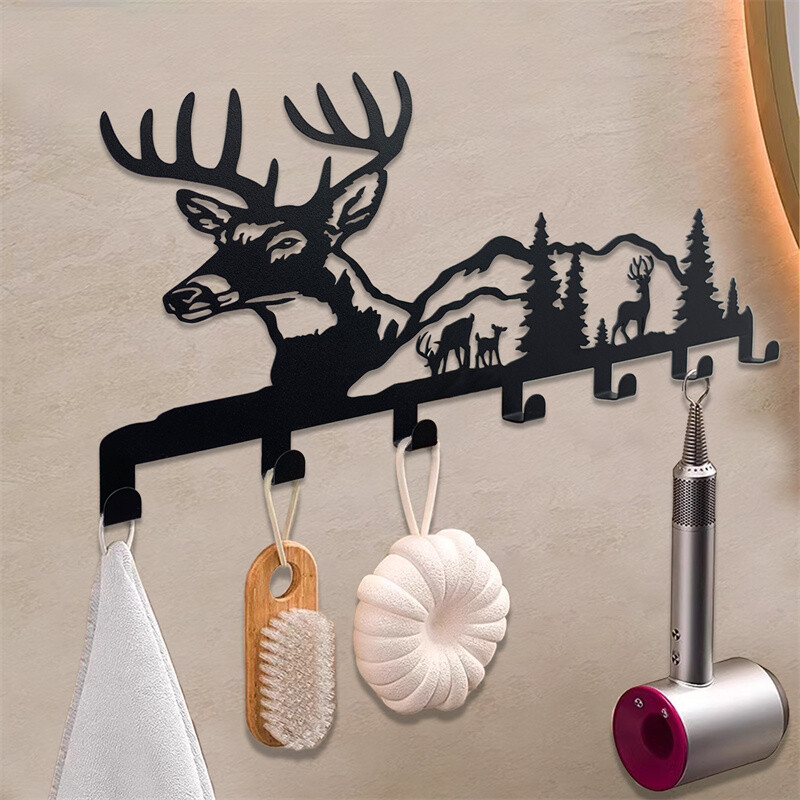 ﻿ Obiteljski predsoblje kućni zidni držač ključeva metalni ključevi organizirani za montiranje viseći stalak za ključeve kuke dekoracija hodnika