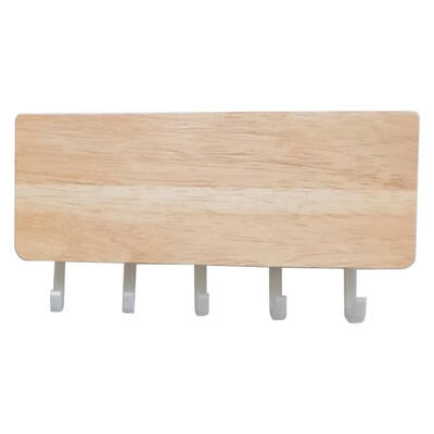 Окачен на стена дървен ключодържател Декоративен стенен рафт Кутия за съхранение на различни предмети