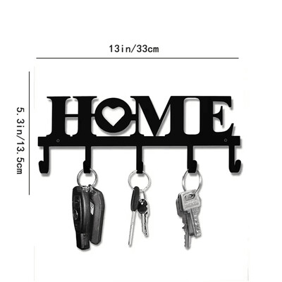 Višenamjenska željezna zidna viseća slatka mačka Stalak za ključeve Svečana atmosfera Zidni stalak za mačke Kuka Kuka za kućanske ključeve Vješalica za kapute