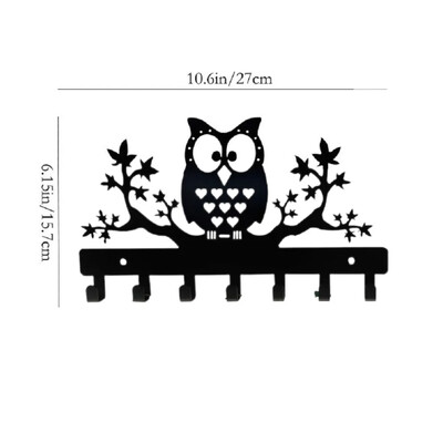 Višenamjenska željezna zidna viseća slatka mačka Stalak za ključeve Svečana atmosfera Zidni stalak za mačke Kuka Kuka za kućanske ključeve Vješalica za kapute