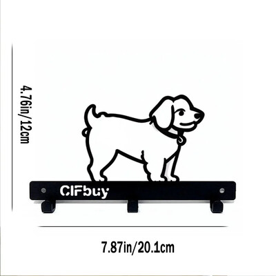 Višenamjenska željezna zidna viseća slatka mačka Stalak za ključeve Svečana atmosfera Zidni stalak za mačke Kuka Kuka za kućanske ključeve Vješalica za kapute