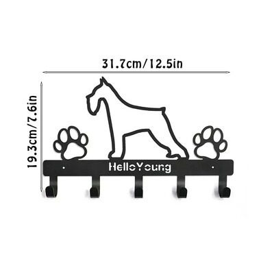 Višenamjenska željezna zidna viseća slatka mačka Stalak za ključeve Svečana atmosfera Zidni stalak za mačke Kuka Kuka za kućanske ključeve Vješalica za kapute