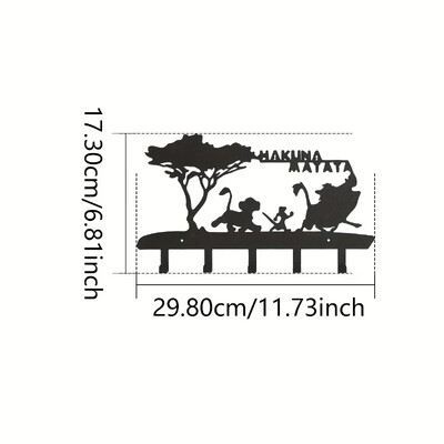 Višenamjenska željezna zidna viseća slatka mačka Stalak za ključeve Svečana atmosfera Zidni stalak za mačke Kuka Kuka za kućanske ključeve Vješalica za kapute