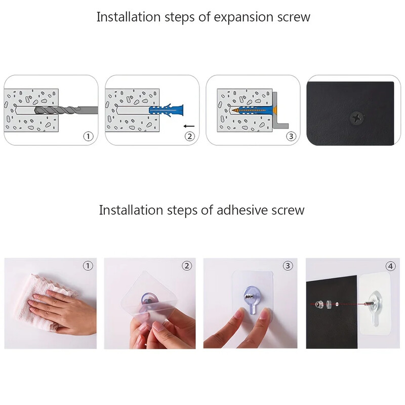 1kom crni metalni držač za ključeve, držač za ključeve za zid, zidni stalak za ključeve u stilu DOBRODOŠLI, za vješalicu za ključeve s 8 kuka