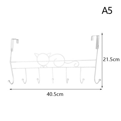 Врата във формата на сърце зад кука Съхранение Закачалка за дрехи на стена Кука Закачалка без пробиви Органайзер за спалня Аксесоари за съхранение