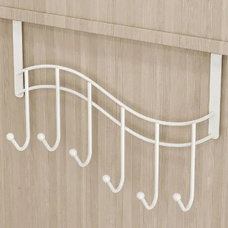 Врата във формата на сърце зад кука Съхранение Закачалка за дрехи на стена Кука Закачалка без пробиви Органайзер за спалня Аксесоари за съхранение
