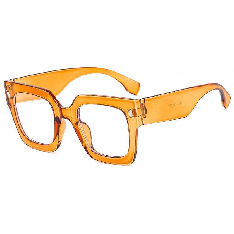 Nauji tarpvalstybiniai anti-mėlynos šviesos akiniai, madingi ir individualizuoti plokštieji akiniai, moteriški paprasti akiniai, kvadratinių rėmelių stiklai
